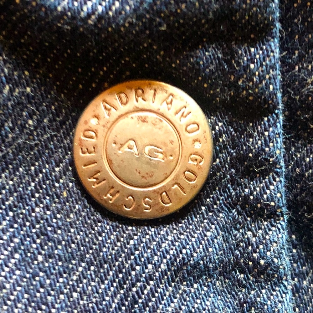 AG Reversible Denim and Black Corduroy Vest - Picture 6 of 10